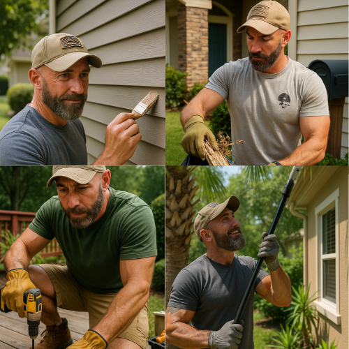 Outdoor repair work